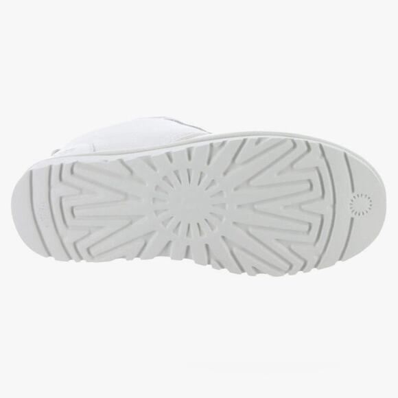 UGG Mens Neumel White Leather Chukka Ankle Boots Slippers Size 9 - Picture 2 of 4